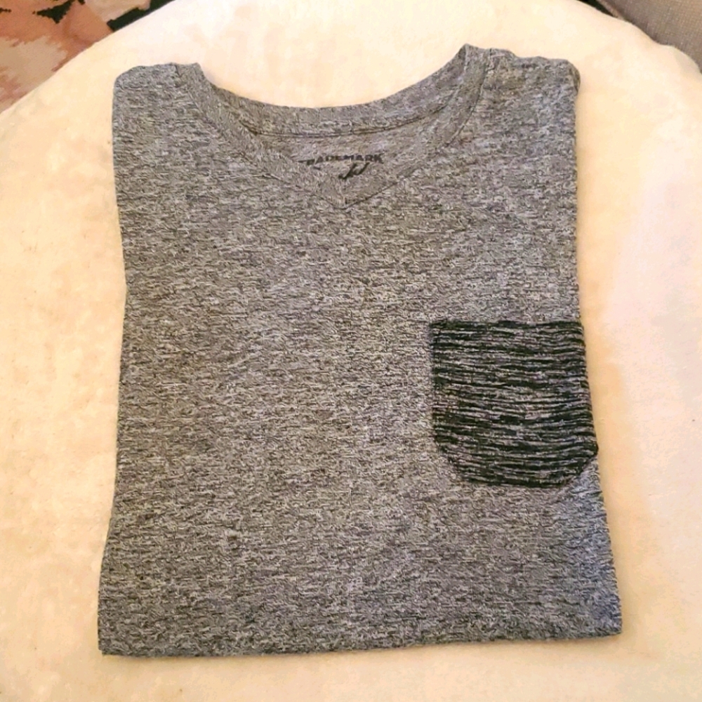 Trademark Brooklyn gray short sleeve tee M